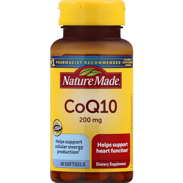Nature Made CoQ10 200mg Naturally Orange Softgel