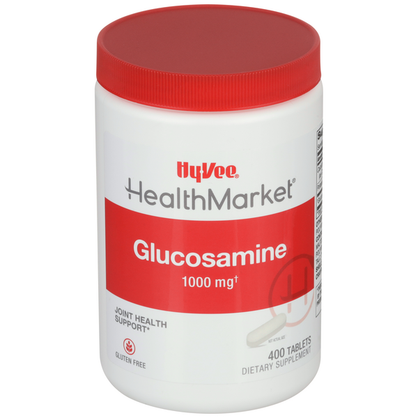 Hy-Vee HealthMarket Maximum Strength Glucosamine Dietary Supplement 1000 mg Tablets