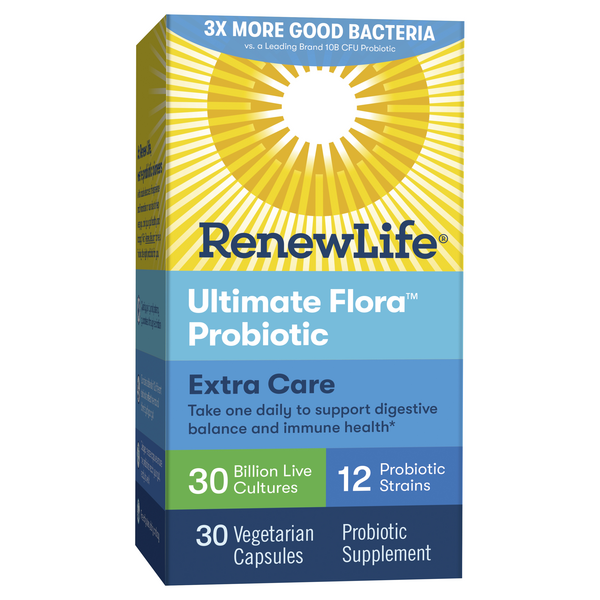 Renew Life Extra Care Ultimate Flora Probiotic Vegetable Capsules