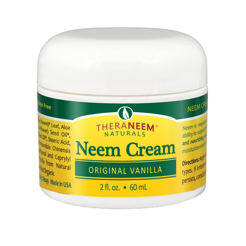 TheraNeem Naturals, Neem Cream, Vanilla 2 OZ