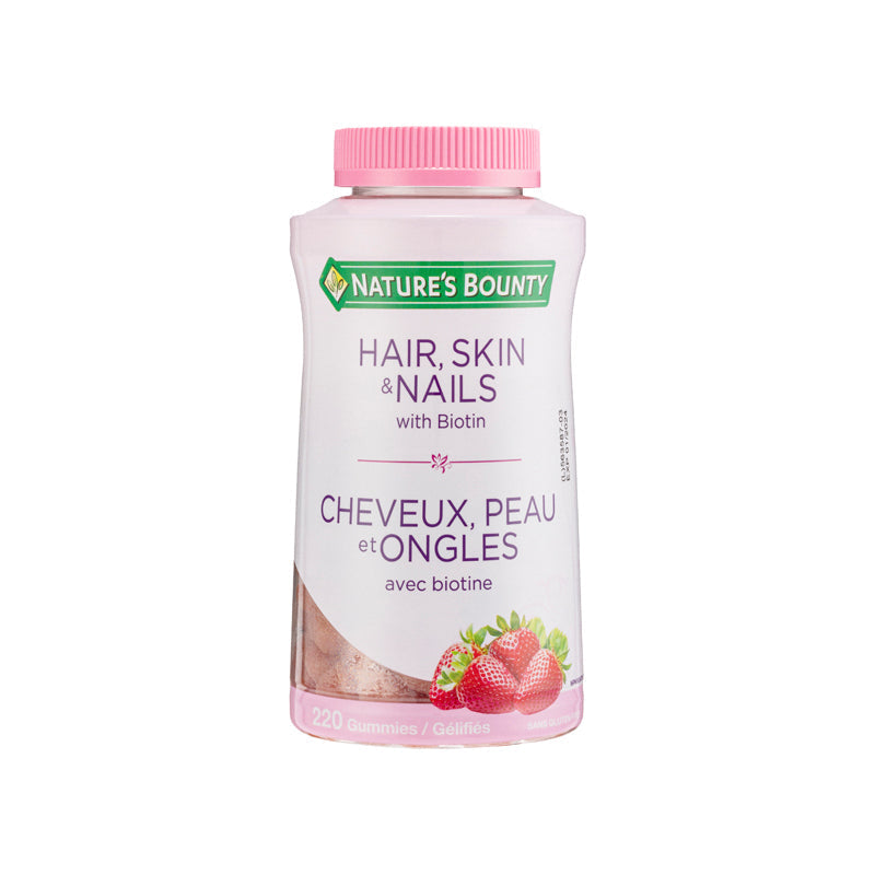 Nature'S Bounty Optimal Solutions Hair, Skin & Nails With Biotin Gummies 220Capsules