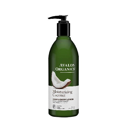 Avalon Organics, Moisturizing Hand & Body Lotion Coconut, 12 Oz