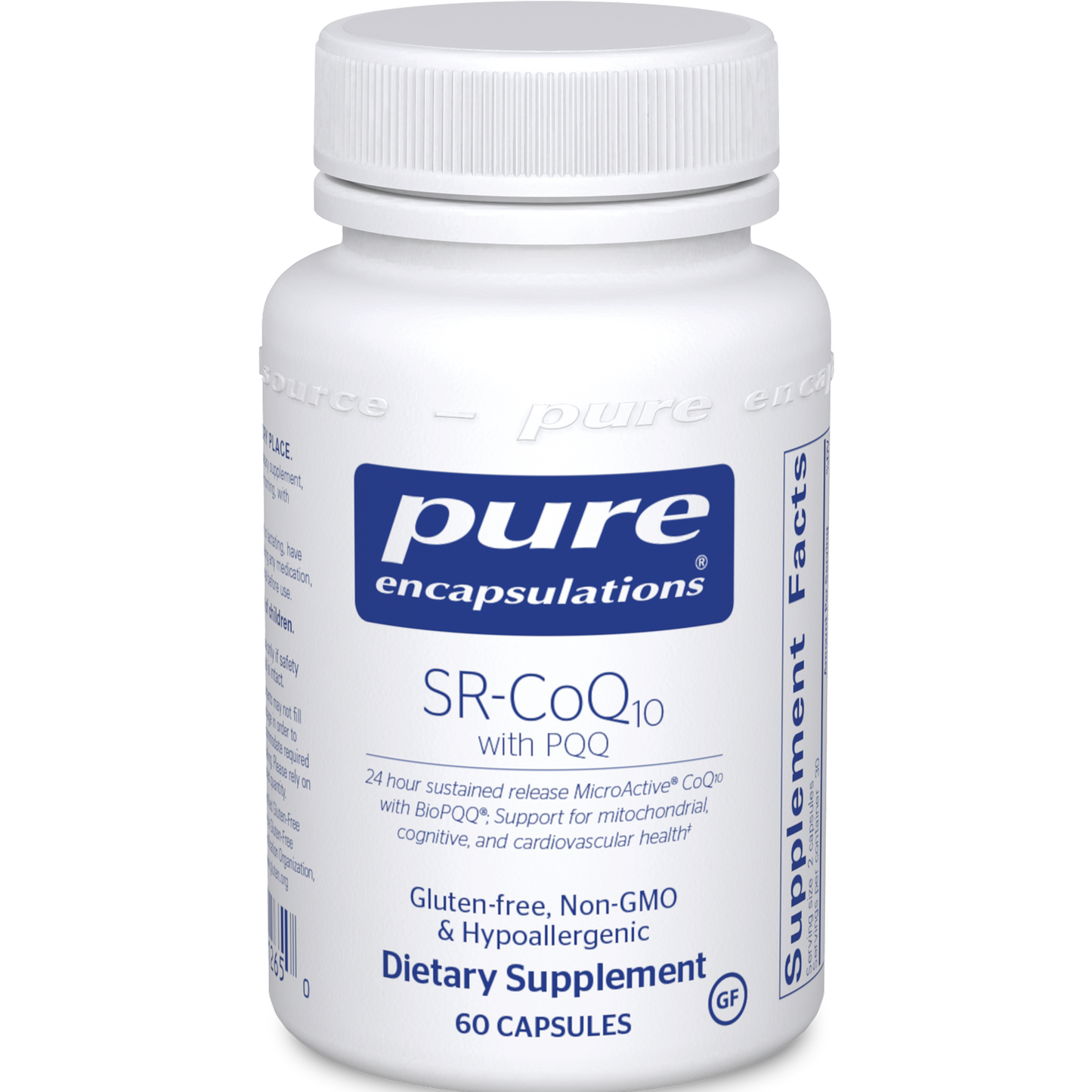 Pure Encapsulations SR-CoQ10 with PQQ 60 vegcaps