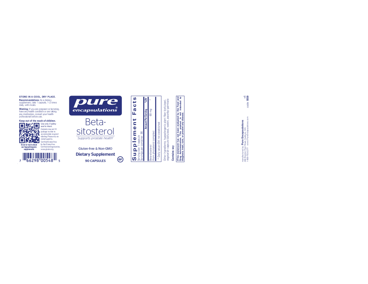 Pure Encapsulations Beta-sitosterol