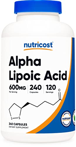 Nutricost Alpha Lipoic Acid 240 Capsules 600mg Per Serving