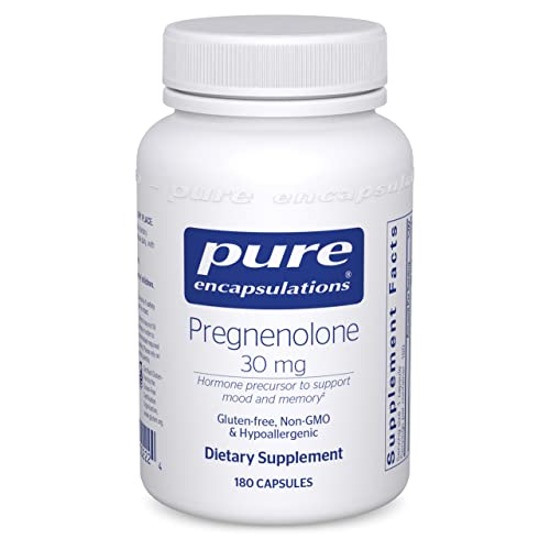 Pure Encapsulations Pregnenolone 30 mg 180 Capsules
