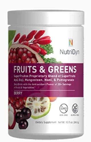 NutriDyn Fruits & Greens Berry Flavor 304.8 Grams