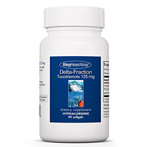 Allergy Research Group - Delta-Fraction Tocotrienols 125 mg - Vitamin E, Heart/Brain - 90 Softgels