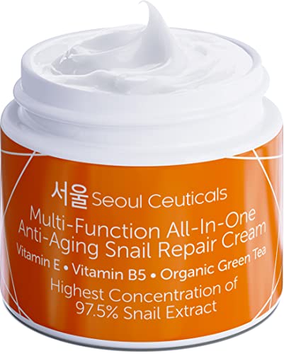 SeoulCeuticals Skin Care Snail Mucin Moisturizer Cream 2oz