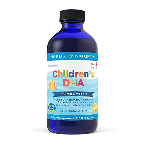 Nordic Naturals Children's DHA, Strawberry - 8 oz Liquid 96 Servings