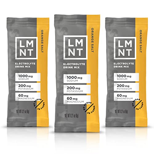 LMNT Zero-Sugar Electrolytes Orange Salt 30 Sticks