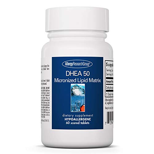 Allergy Research Group - DHEA 50 mg - 60 Scored Tablets