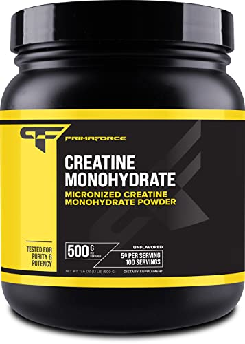 Primaforce Micronized Creatine Monohydrate Powder 500 Grams