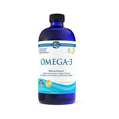 Nordic Naturals Omega-3 Lemon Flavor 16 oz Liquid 96 Servings