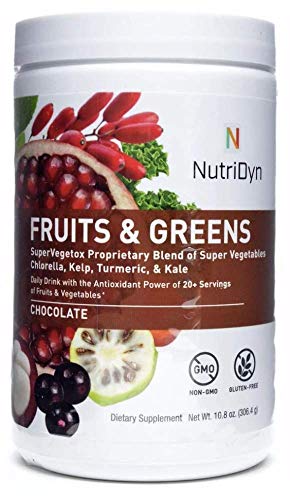 NutriDyn Fruits and Greens Chocolate 10.8 OZ