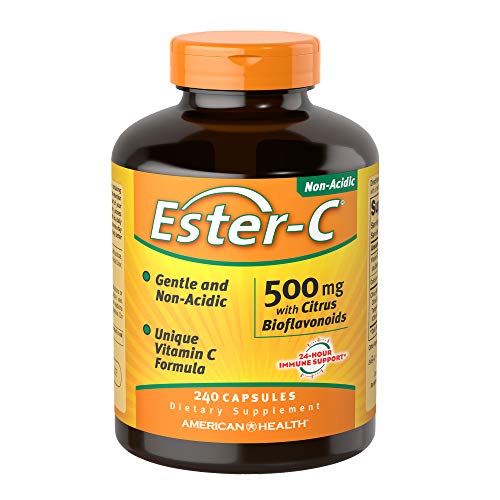 American Health Ester-C 500mg w/Citrus Bioflavonoids 240 Capsules