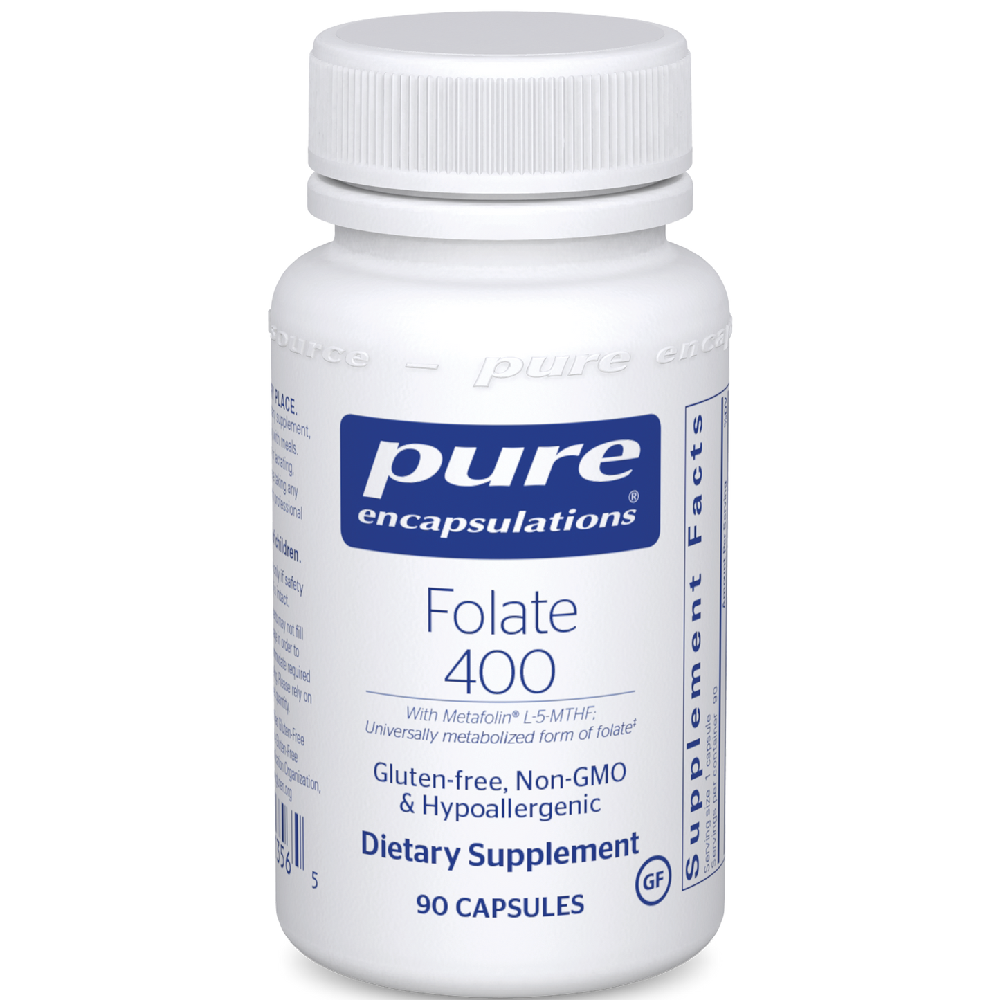 Pure Encapsulations Folate 400 mcg 90 vcaps