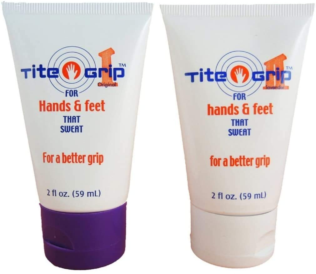 I and Tite Grip II for hands and feet that sweat