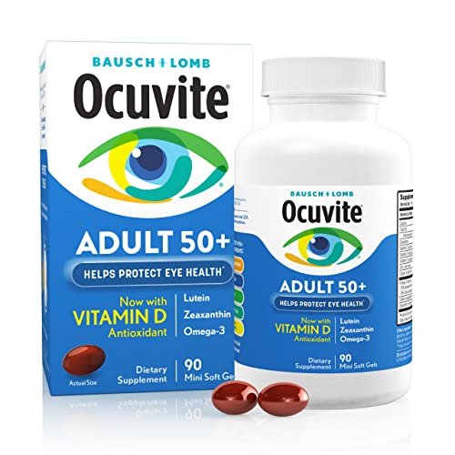 Ocuvite Eye Vitamin & Mineral Supplement 90 Softgels Packaging Varies