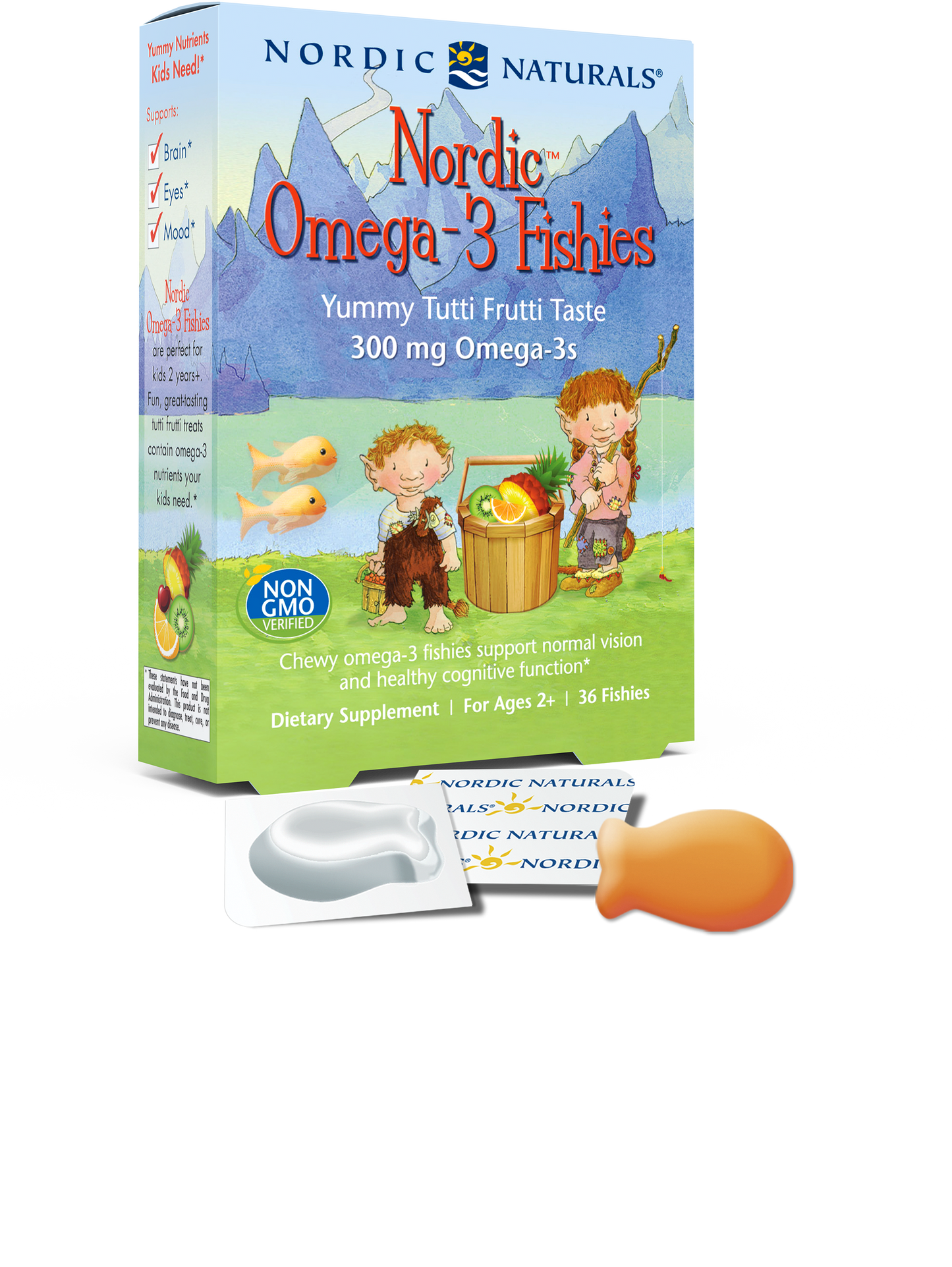 Nordic Naturals Nordic Omega-3 Fishies 36 Fishies