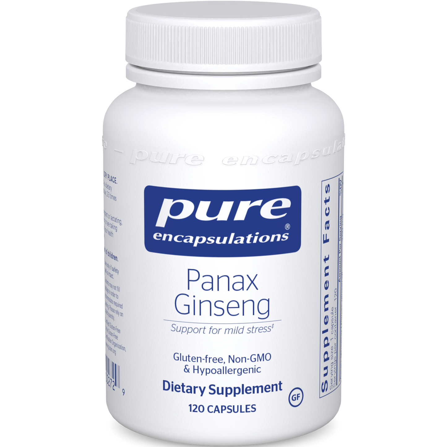 Pure Encapsulations Panax Ginseng 250 mg 120 vegcaps