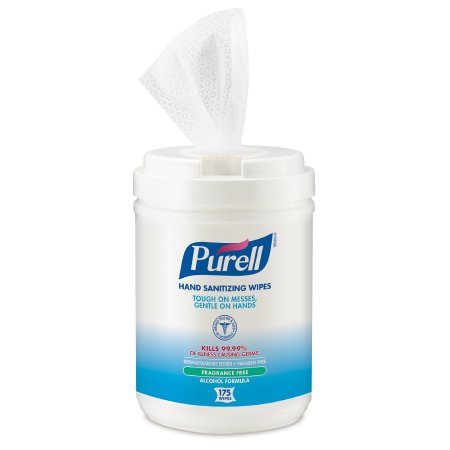 GOJO Purell Ethyl Alcohol Sanitizing Wipes Unscented