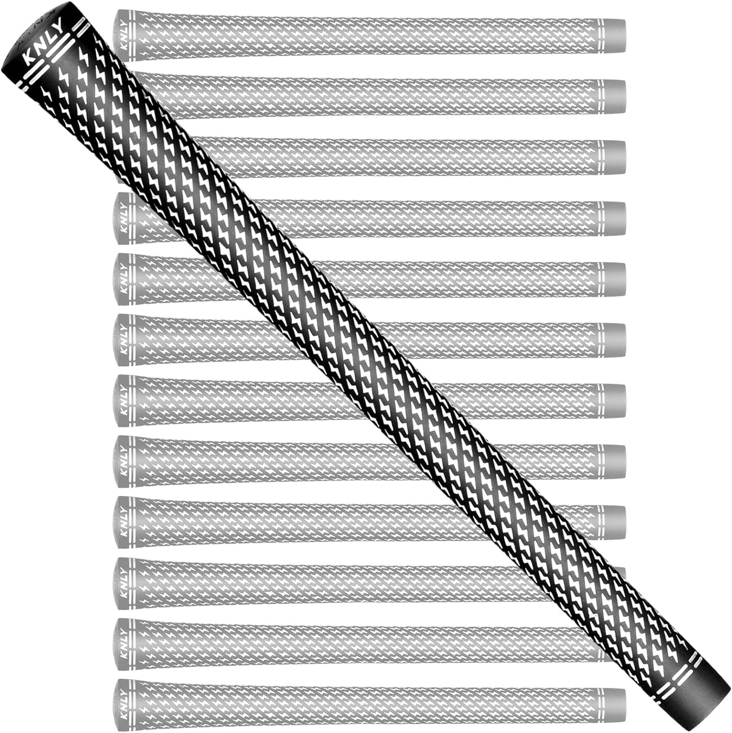 Golf Grips Set of 13-360 Lightning Pattern,All Weather Performance Golf Club Grips ,Anti-Slip, Standard/Midsize,5 Colors to Choose.