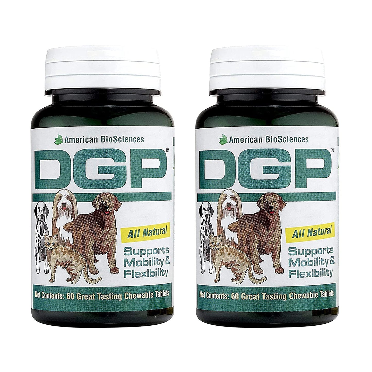 American BioSciences DGP Joint Support for Pets - 60 Chewable Tablets (2-Pack)