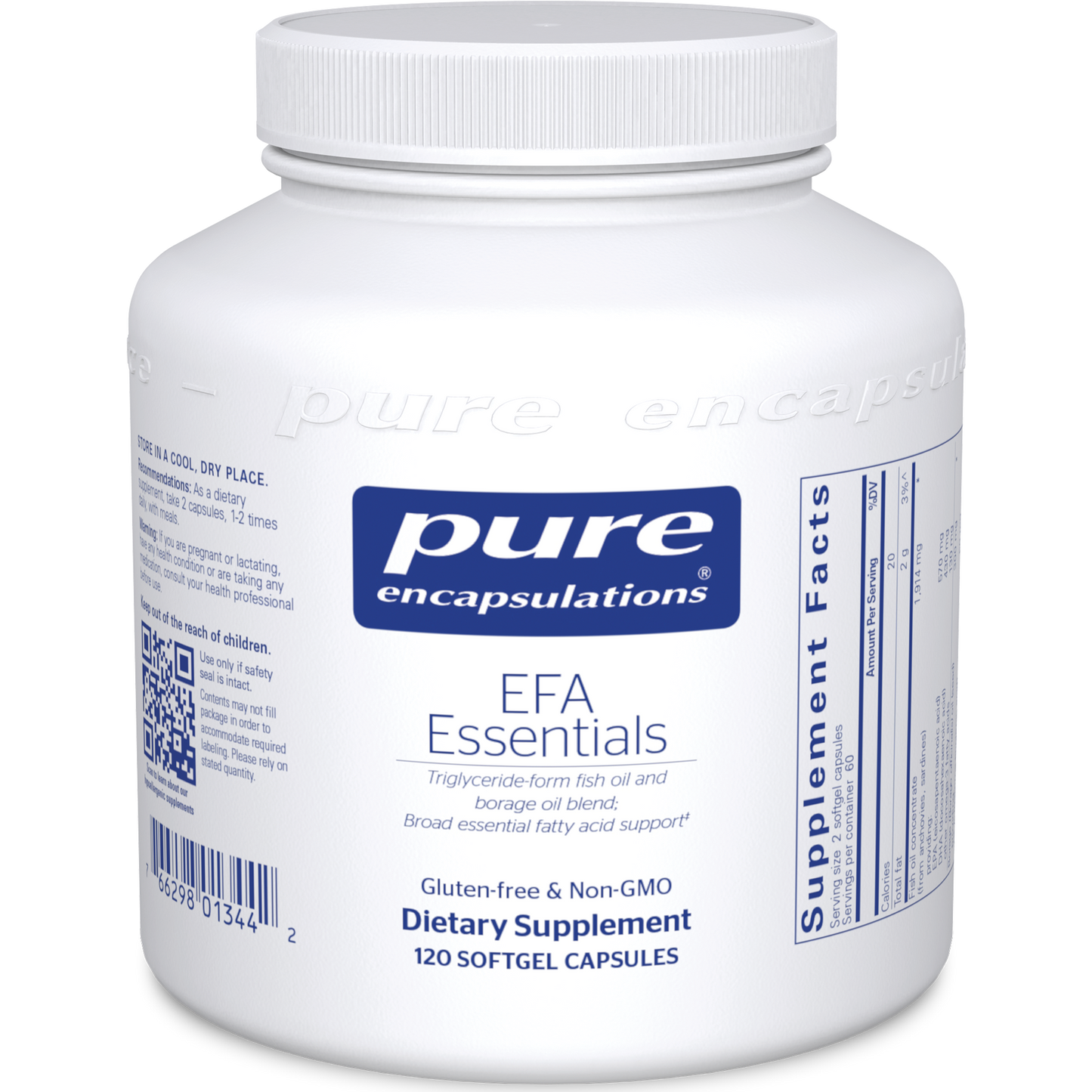 Pure Encapsulations EFA Essentials 120 softgels