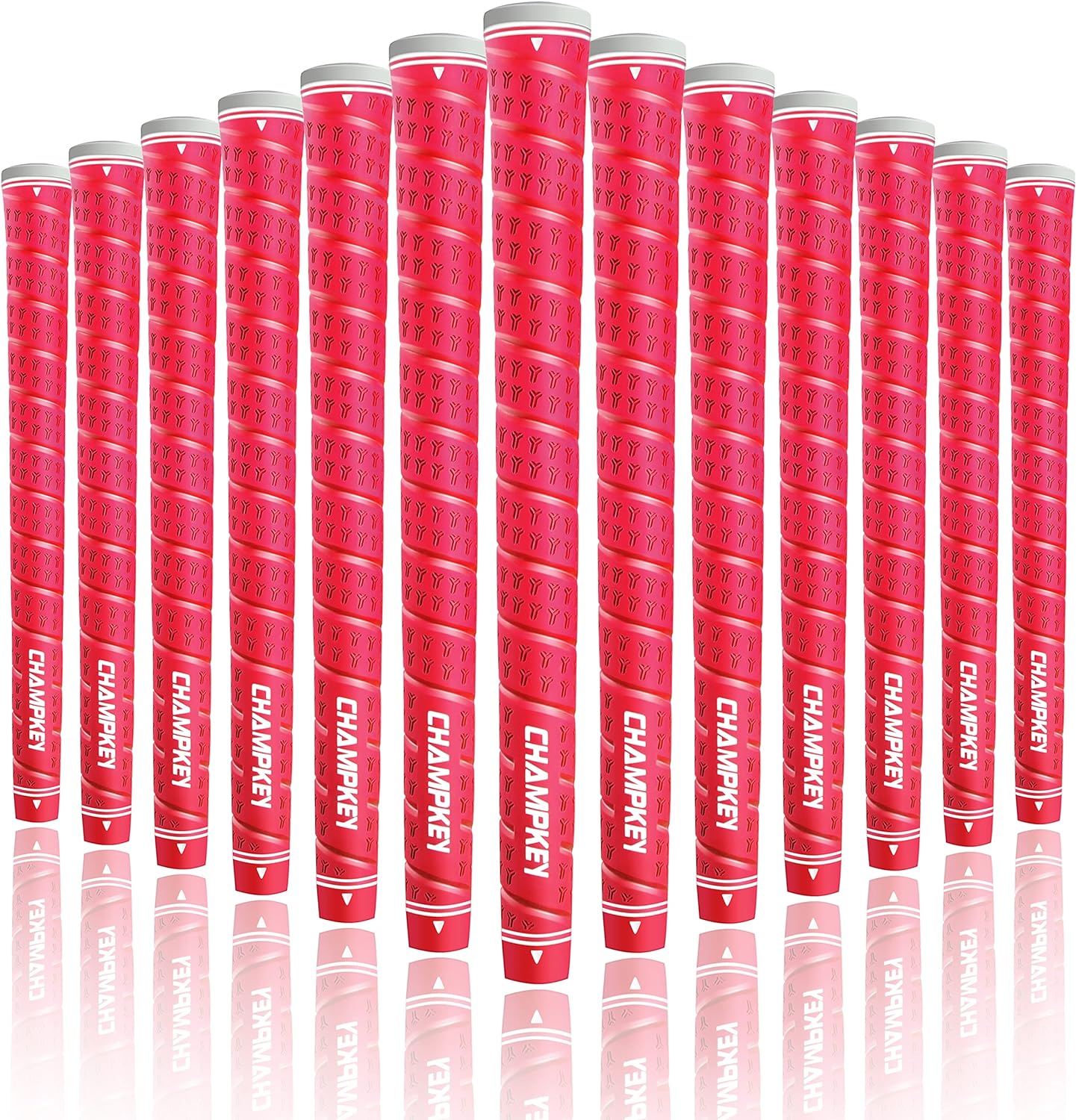 CHAMPKEY WRAP-Y Rubber Golf Grips 13 Pack (Do Not Include 15 Tapes) - All Weather Performance, High Feedback and Traction Golf Club Grips