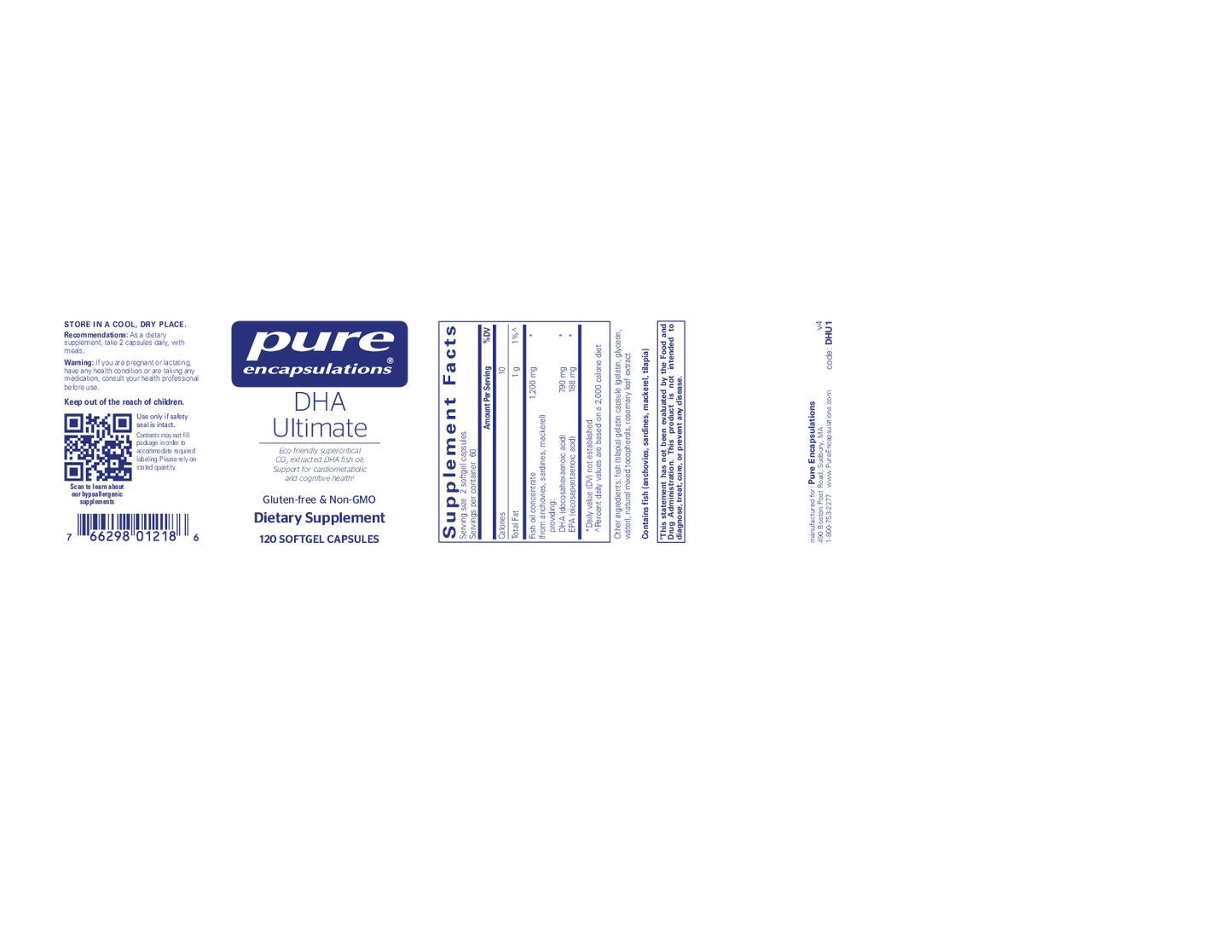 Pure Encapsulations DHA Ultimate