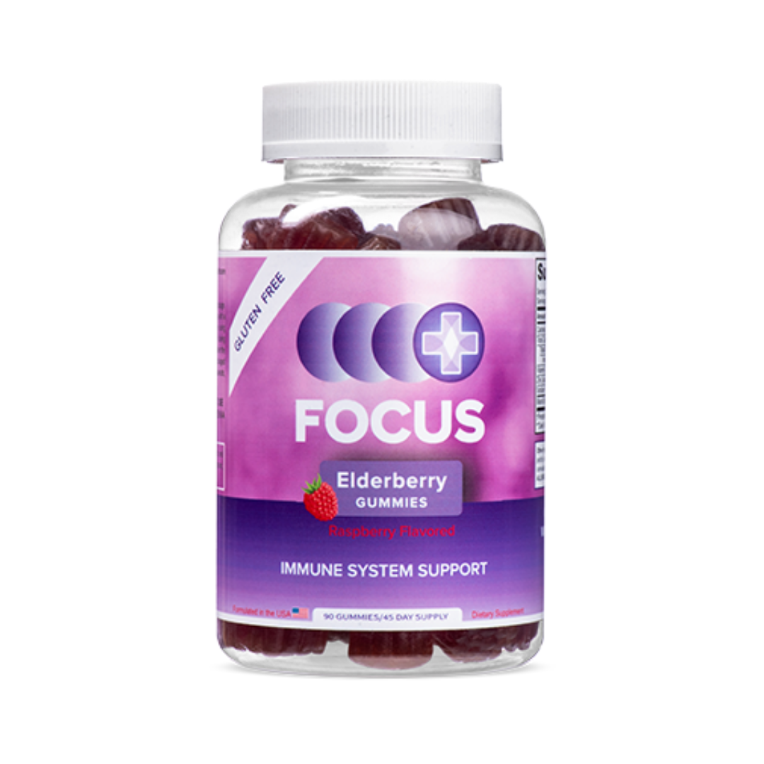 Focus Elderberry Antioxidant & Promotes Healthy Heart - Gummies