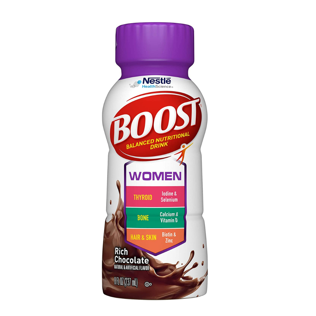 Nestle Boost® Woman Oral Nutritional Supplement - 8 oz. Bottles - Senior.com Vitamins & Supplements