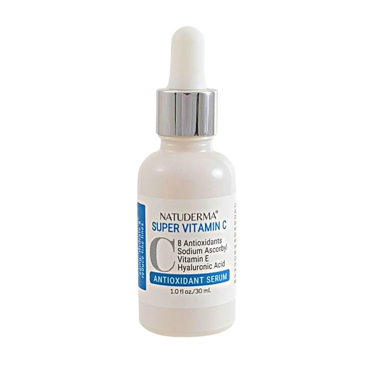 Vitamin C Serum, Anti Aging Vitamin C Face Serum with Hyaluronic Acid Natuderma