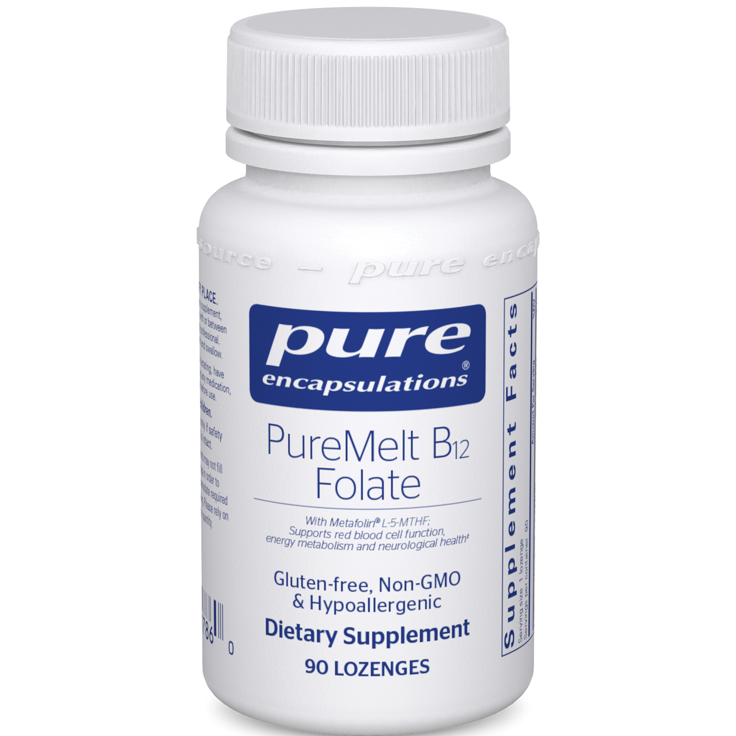 Pure Encapsulations PureMelt B12 Folate 90 lozenges