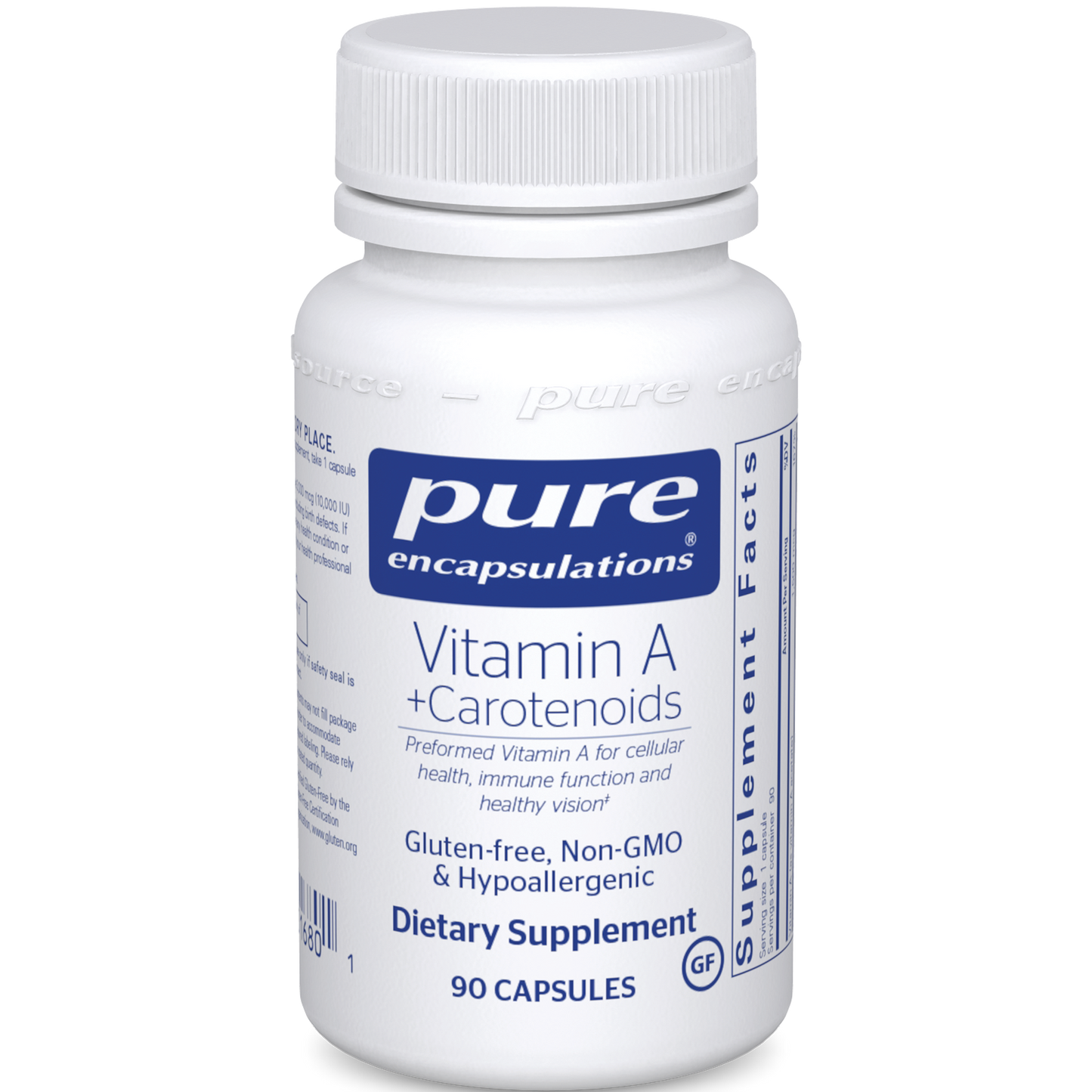 Pure Encapsulations Vitamin A + Carotenoids 90 caps
