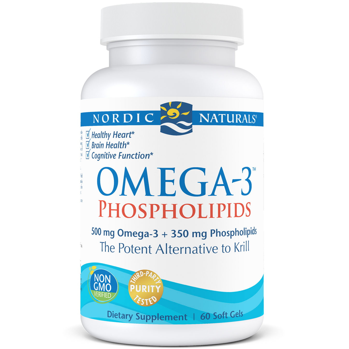 Nordic Naturals Omega-3 Phospholipids 60 softgels