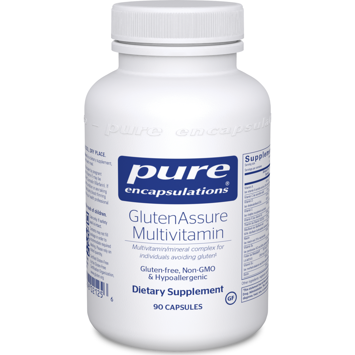 Pure Encapsulations GlutenAssure Mulitivitamin 90 caps