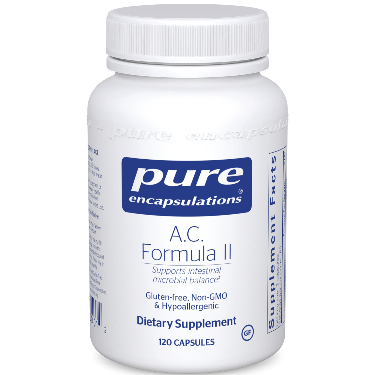 Pure Encapsulations A.C. Formula II 120 vcaps