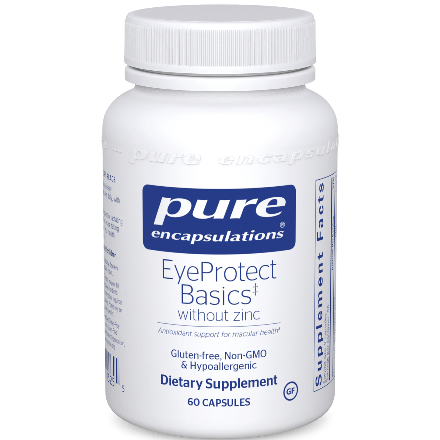 Pure Encapsulations EyeProtect Basics (without zinc) 60 caps