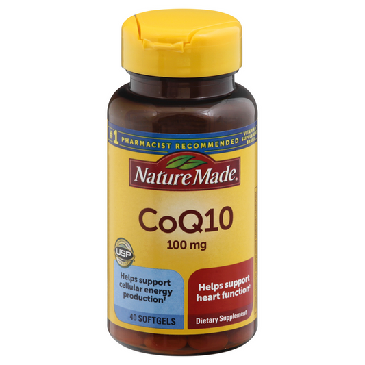 Nature Made CoQ10 100mg Naturally Orange Liquid Softgels