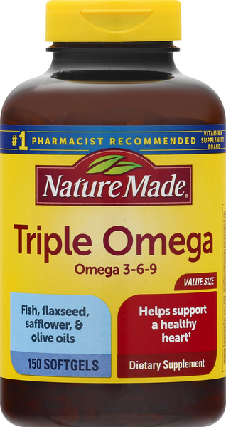 Nature Made Triple Omega 3-6-9 Liquid Softgels