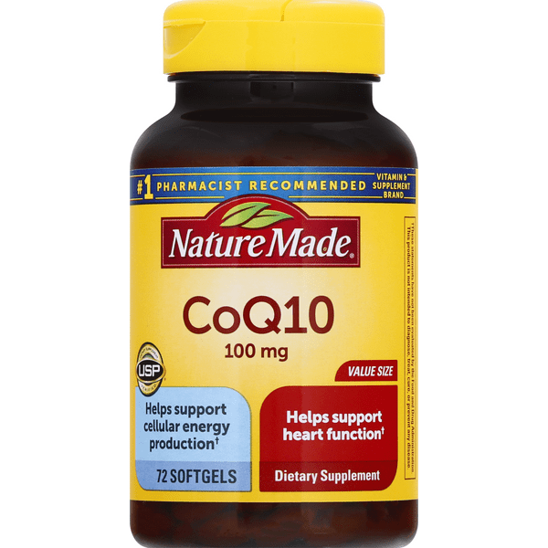 Nature Made CoQ10 100mg Liquid Naturally Orange Softgel