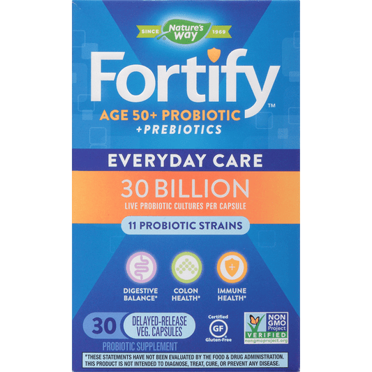 Nature's Way Fortify Age 50+ Probiotic Vegatarian Capsules