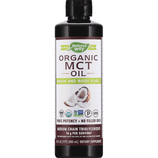 Nature's Way MCT Oil From Coconut 100% Potency