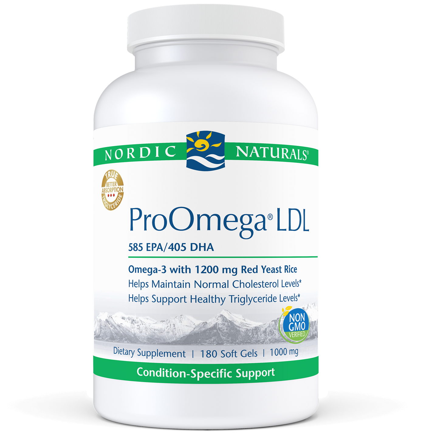 Nordic Naturals ProOmega LDL 1000 mg 180 gels