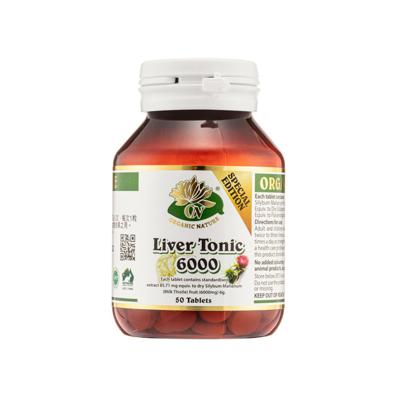 Organic Nature Liver Tonic 6000Mg 50Tablets