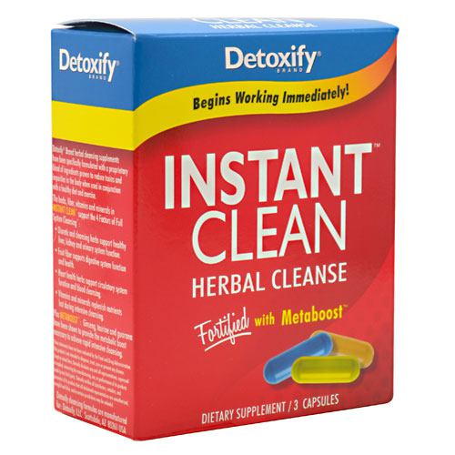 Detoxify, Instant Clean Herbal Cleanse, 3 Caps