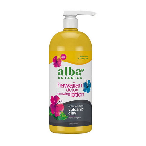 Alba Botanica, Hawaiian Detox Renewing Lotion, 32 Oz