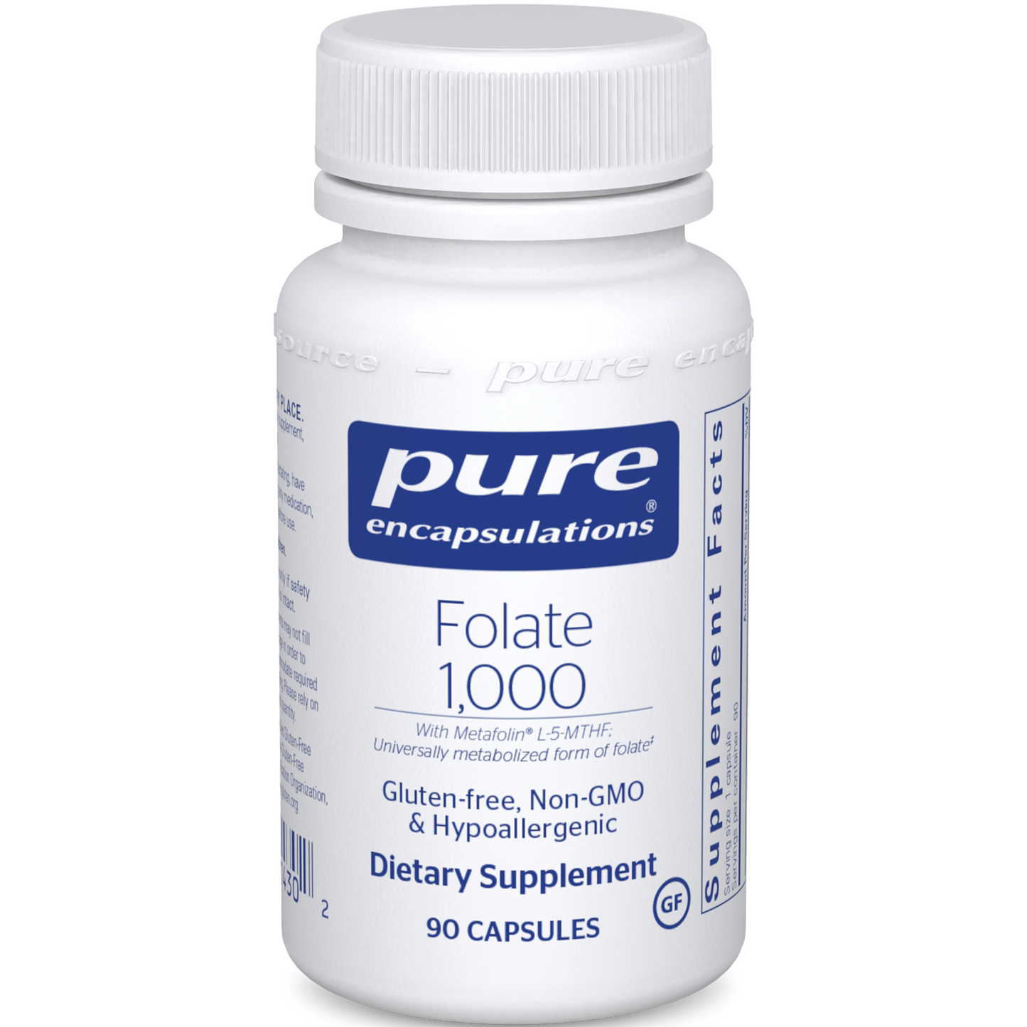 Pure Encapsulations Folate 1000 90 caps